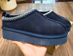 民族风厚底藏青