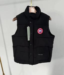Black red emblem vest