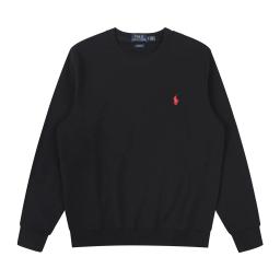 Round neck black and red logo