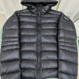 Canada goose最高品质<90%白绒黑色-灰色袖标