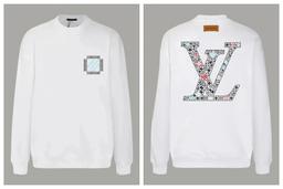 印花圆领卫-白色