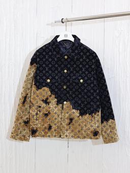 火烧云篝火牛仔棉服