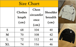 Style 13-17 size chart