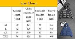Style 1-3 size chart