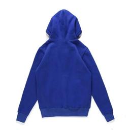 前小红心开衫加绒蓝色