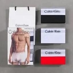 CK黑+红+白  3条装