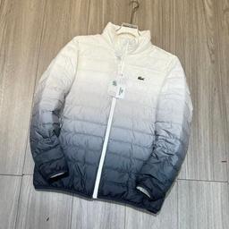 L鳄加厚羽绒服渐变