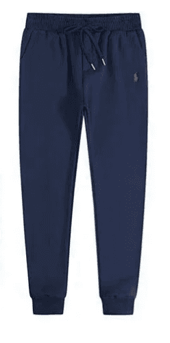 宝蓝色红标裤子