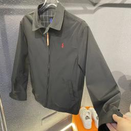 黑色拉夫夹克外套