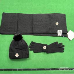 手套+围巾+帽子 黑色
