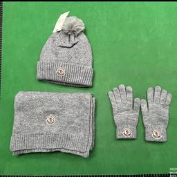 手套+围巾+帽子 灰色