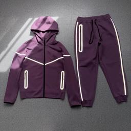 紫色反光套装