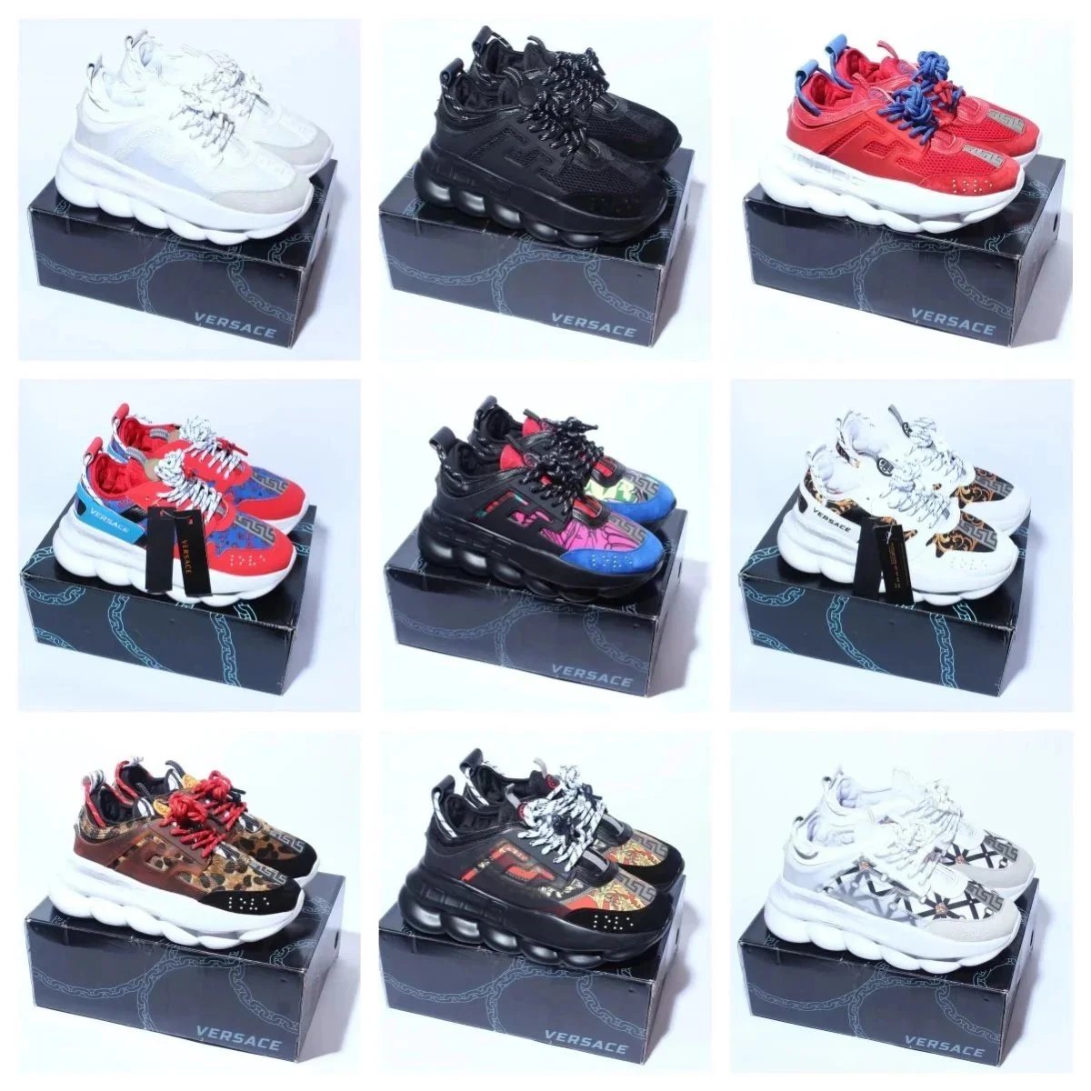 VERSACE CHAIN SNEAKERS