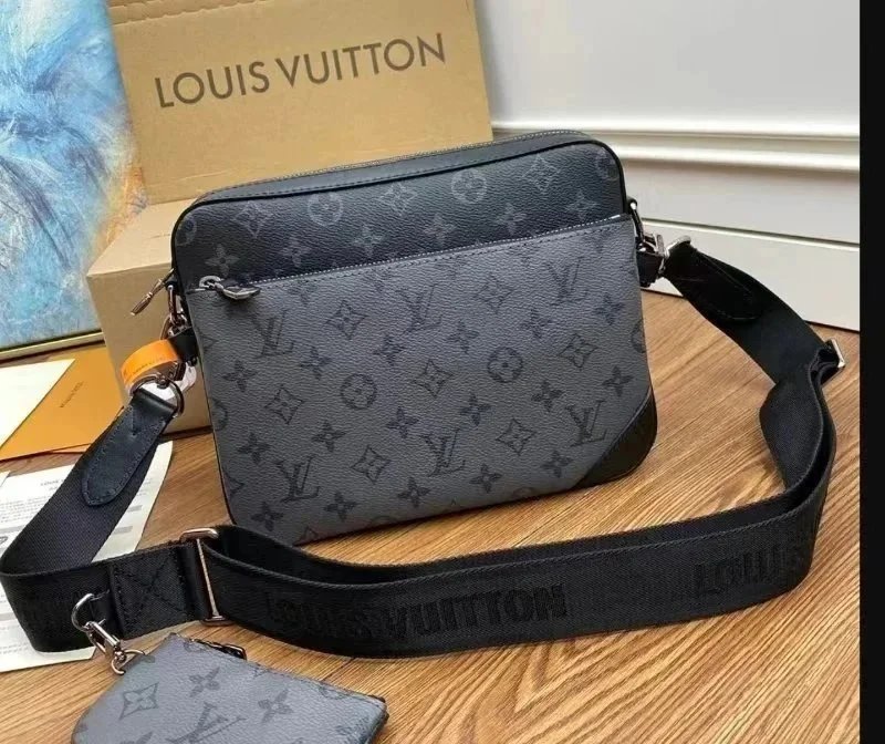 LV dior Gucci genuine leather bag - Thumbnail 6