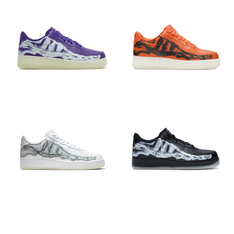 nike air force 1 skeleton