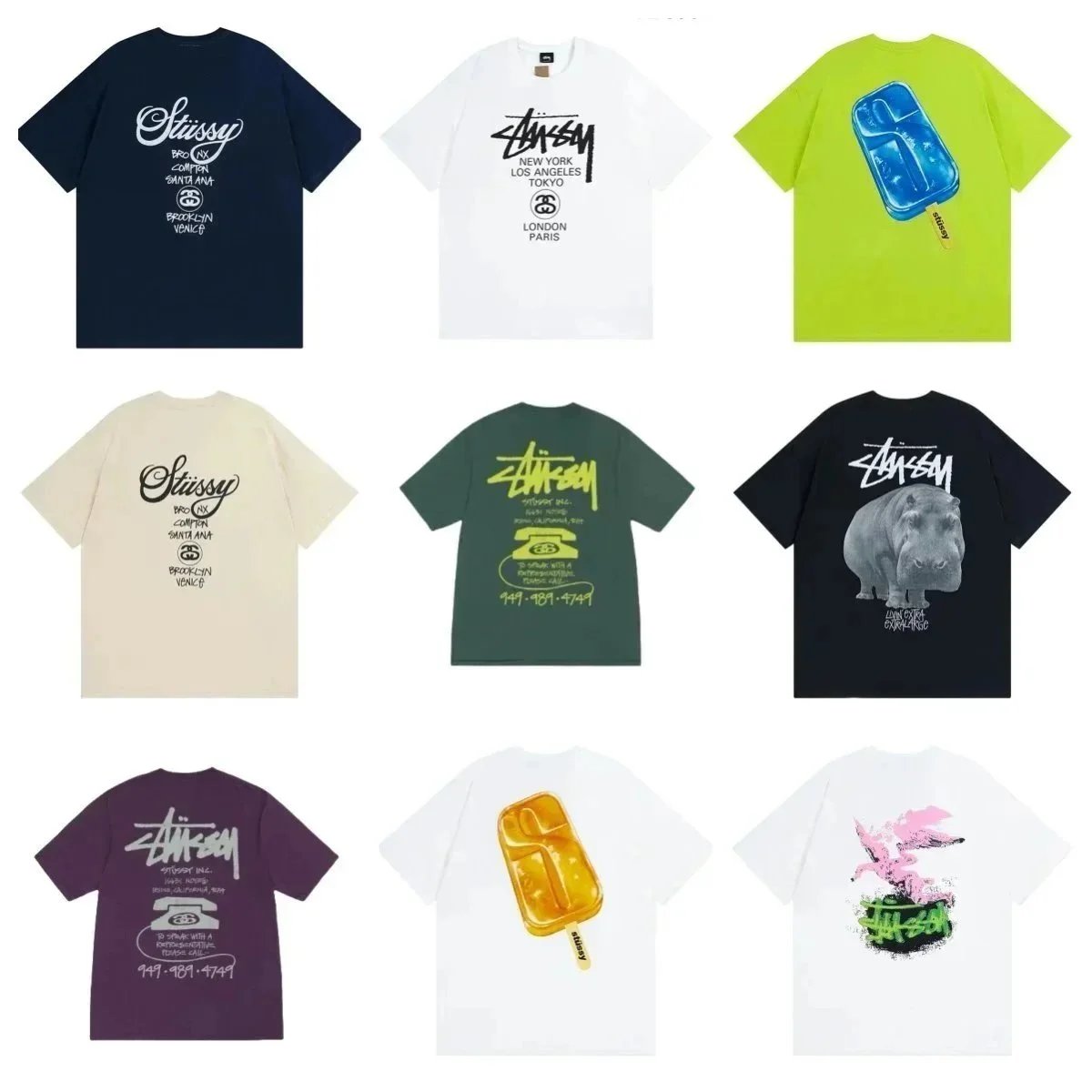 Stussy T-shirt Tee (40 Style)