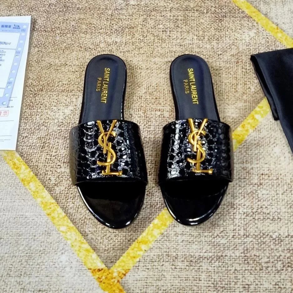 Saint Laurent slippers - Thumbnail 11