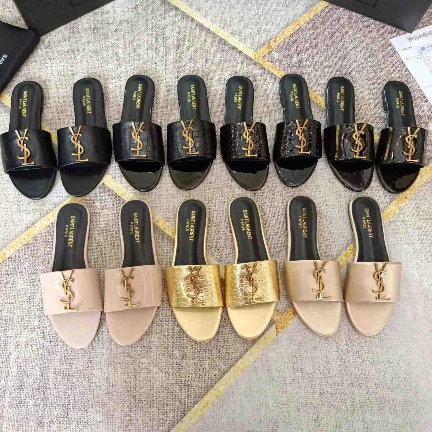 Saint Laurent slippers - Thumbnail 12