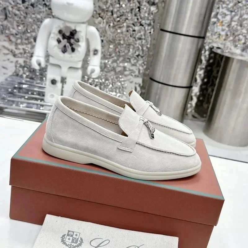 Loro plana loafers - Thumbnail 4