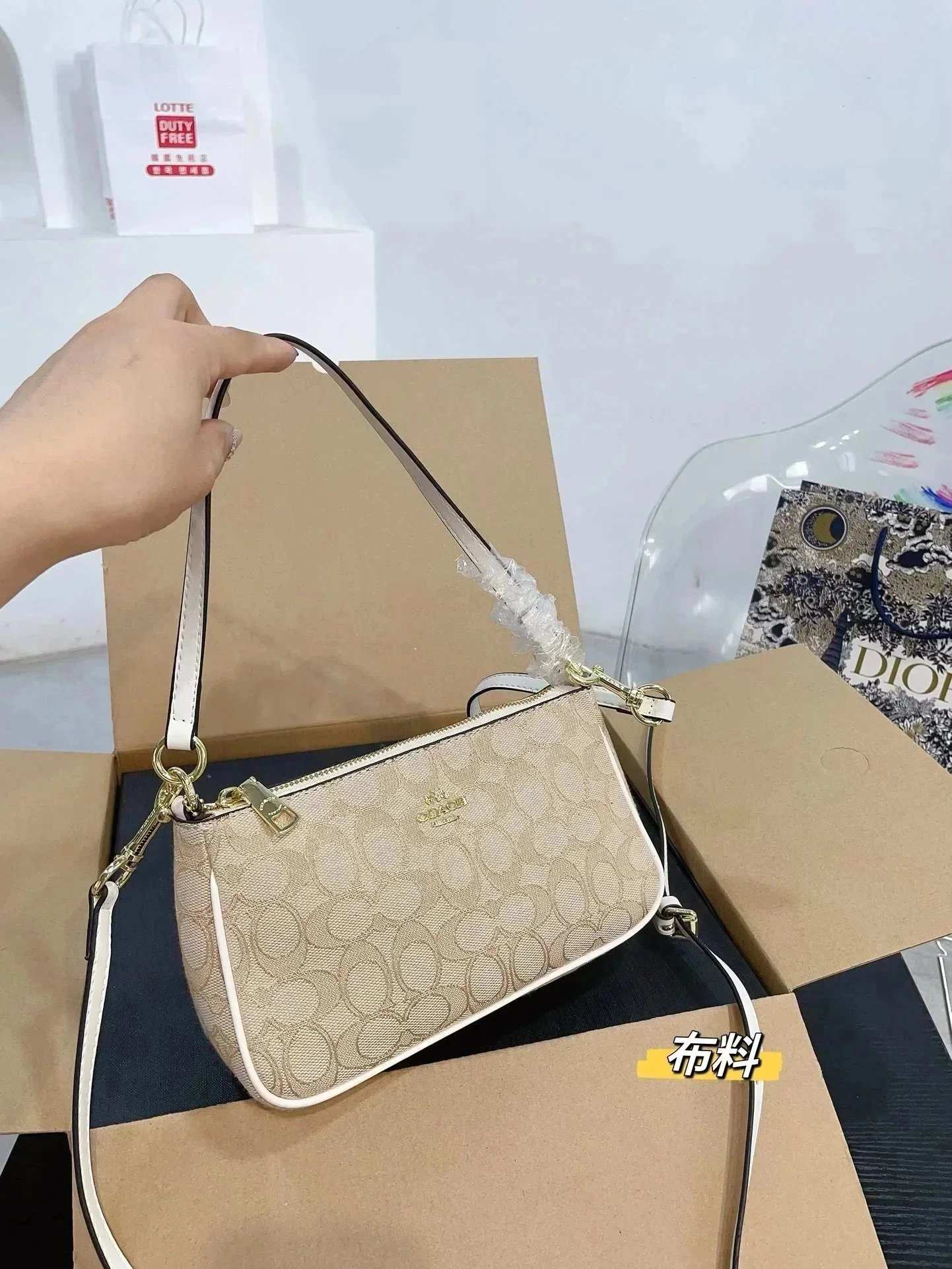 Gucci Hermes Prada genuine leather bag - Thumbnail 8