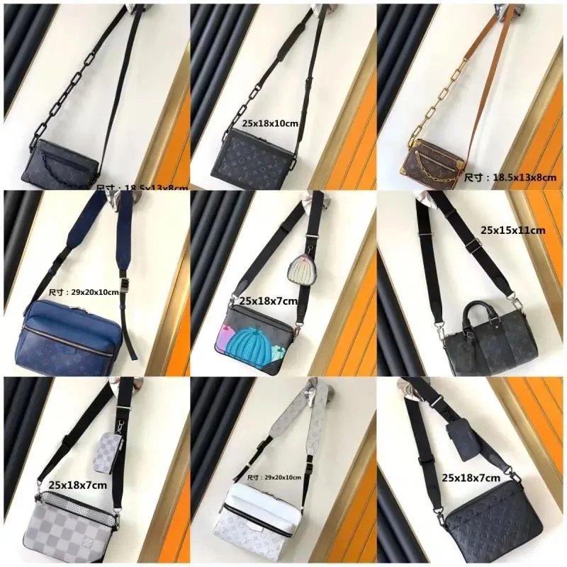 LV CHAIN genuine leather bag