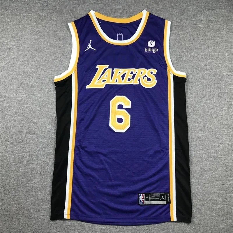 NBA Lakers Warriors Jerseys（35） - Thumbnail 4