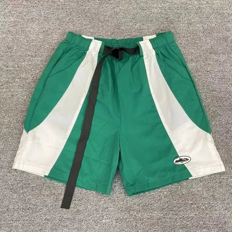 Corteiz Men's Cream Shorts - Thumbnail 14