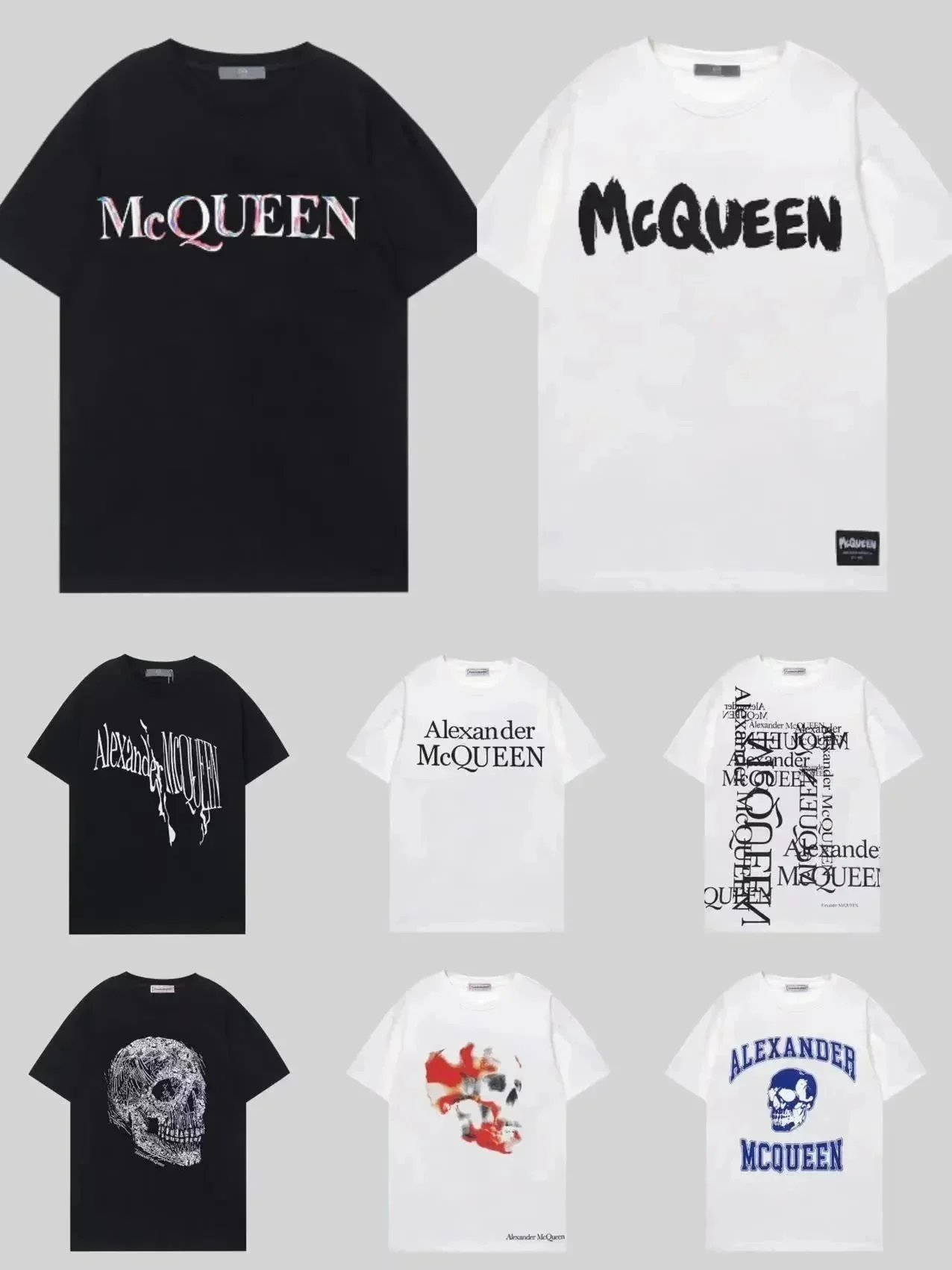 McQueen t-shirt (31 styles)