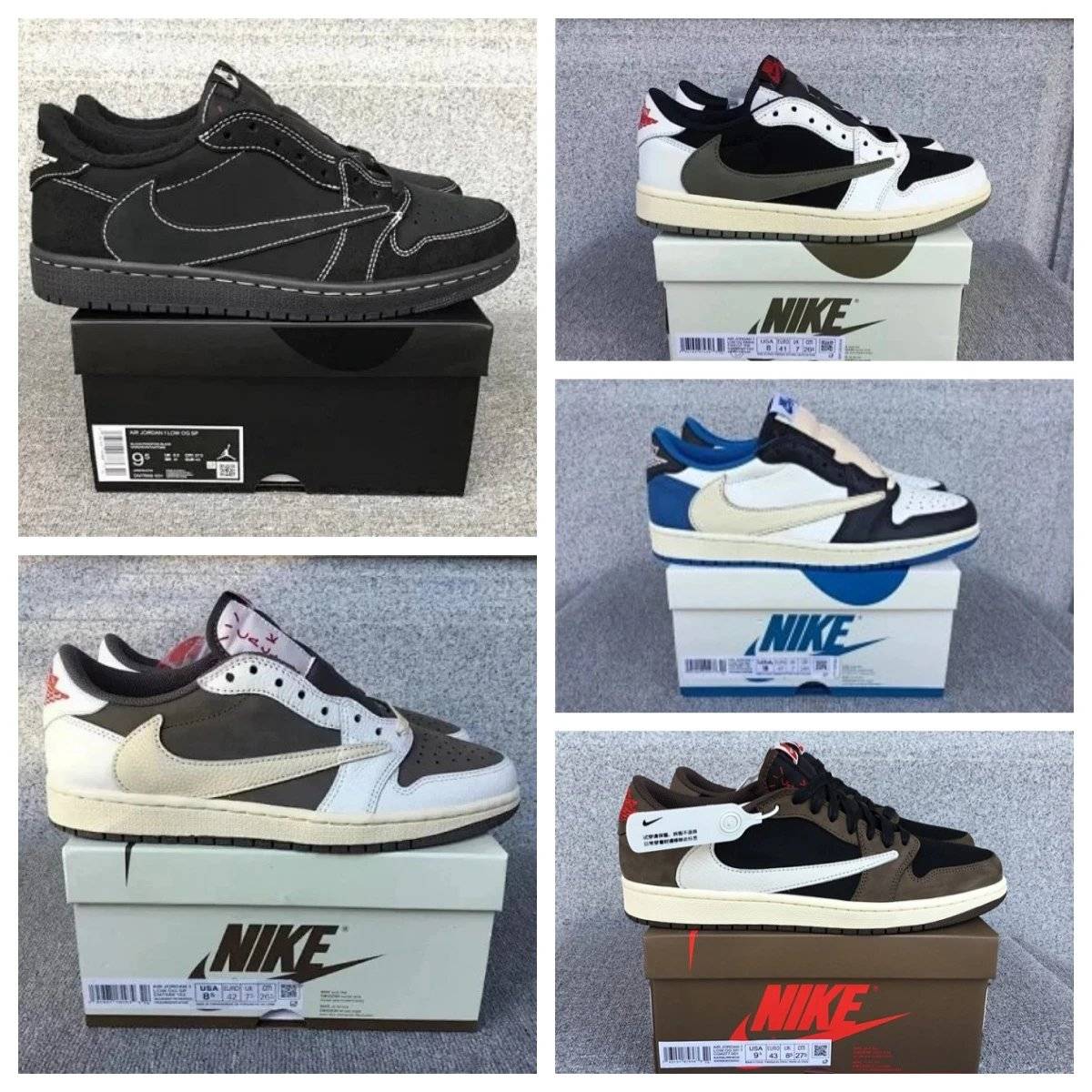 Travis Scott x Air Jordan 1(16style)