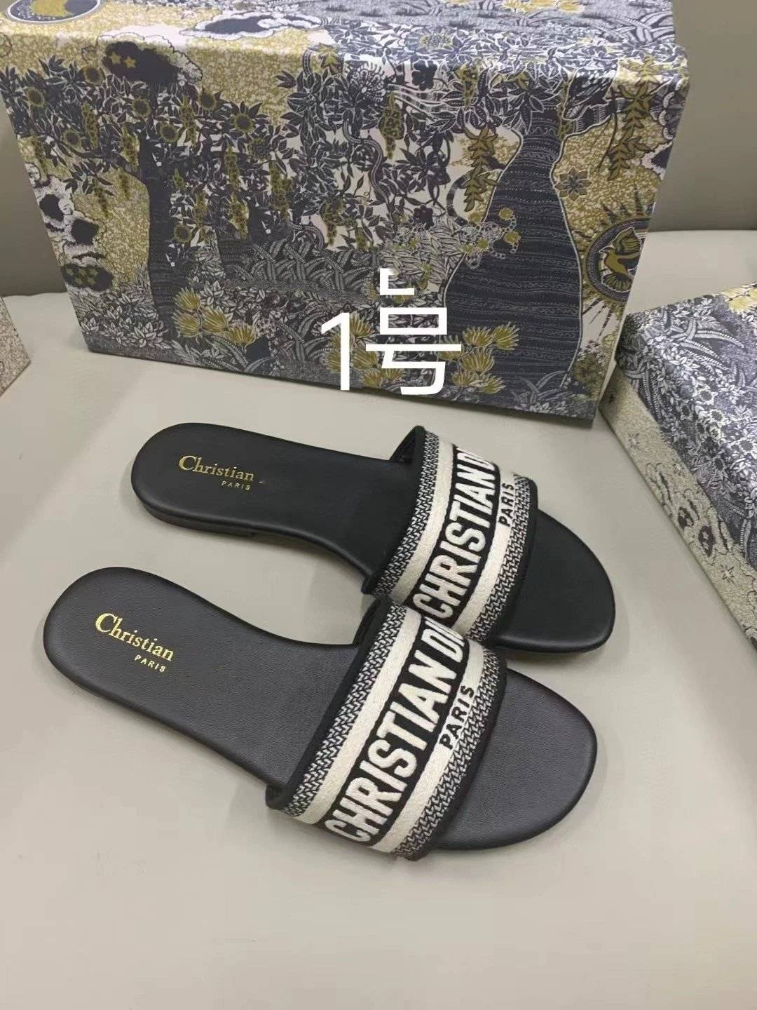 Dior slippers( 36 + styles) - Thumbnail 8