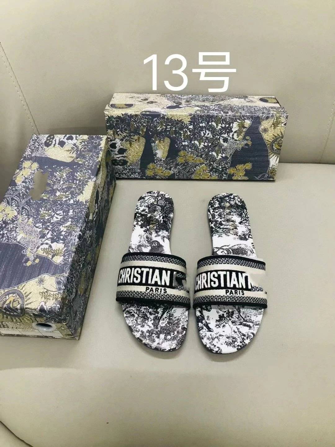 Dior slippers( 36 + styles) - Thumbnail 9