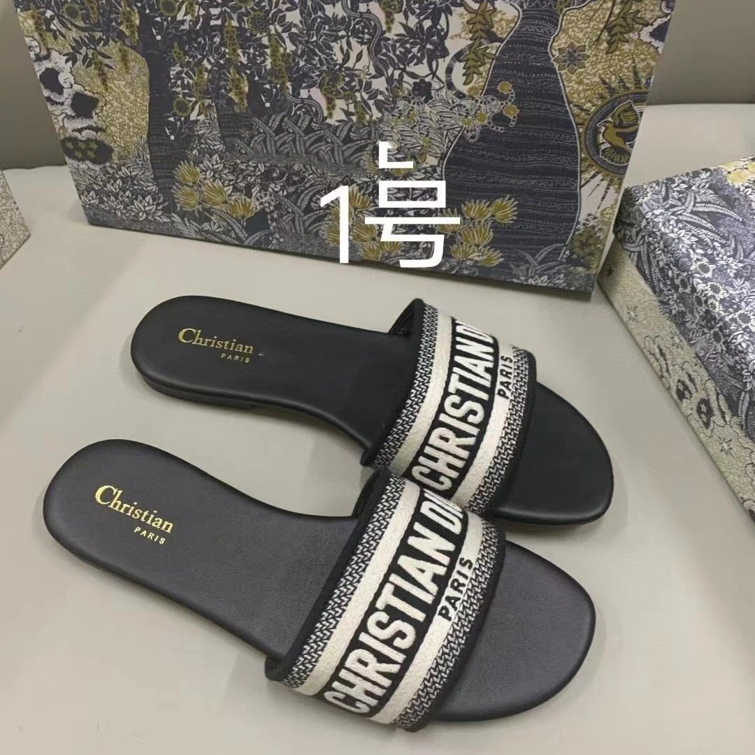 Dior slippers( 36 + styles) - Thumbnail 2