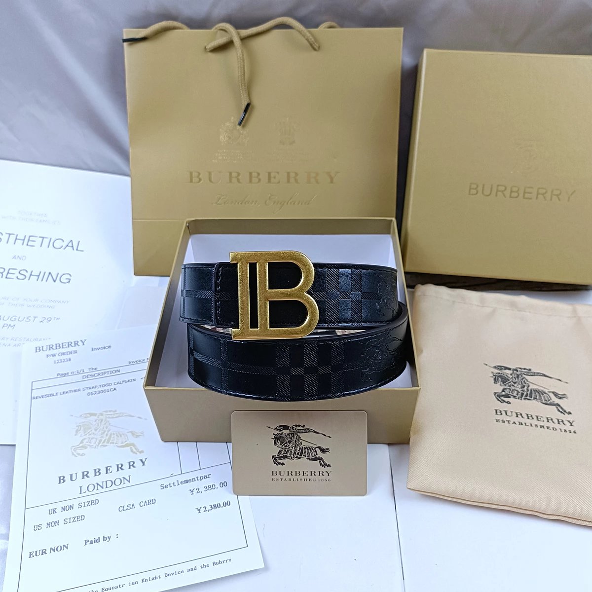 Burberry Belt ( 25 + styles) - Thumbnail 7