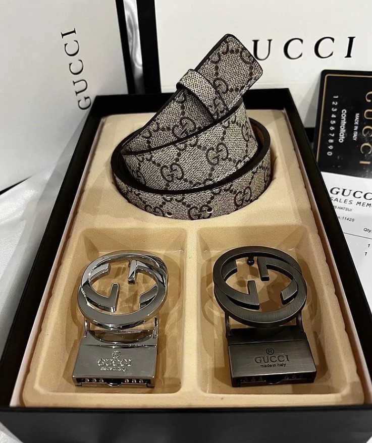 Gucci & Amiri & Burberry & Louis Vuitton belt (style 30+) - Thumbnail 9