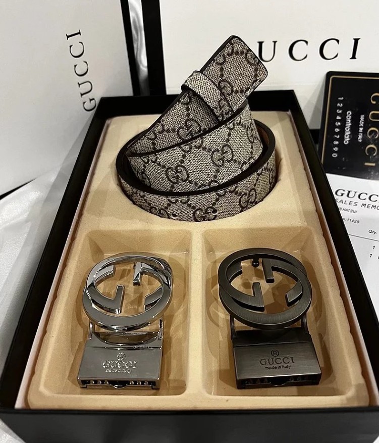 Gucci & Amiri & Burberry & Louis Vuitton belt (style 30+) - Thumbnail 10