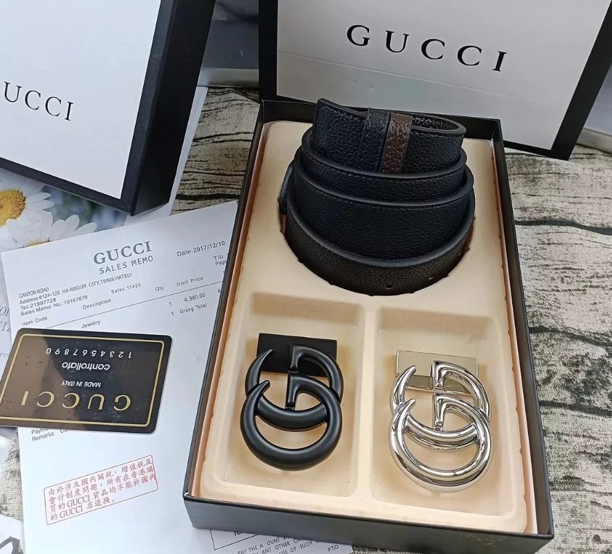 Gucci & Amiri & Burberry & Louis Vuitton belt (style 30+) - Thumbnail 13