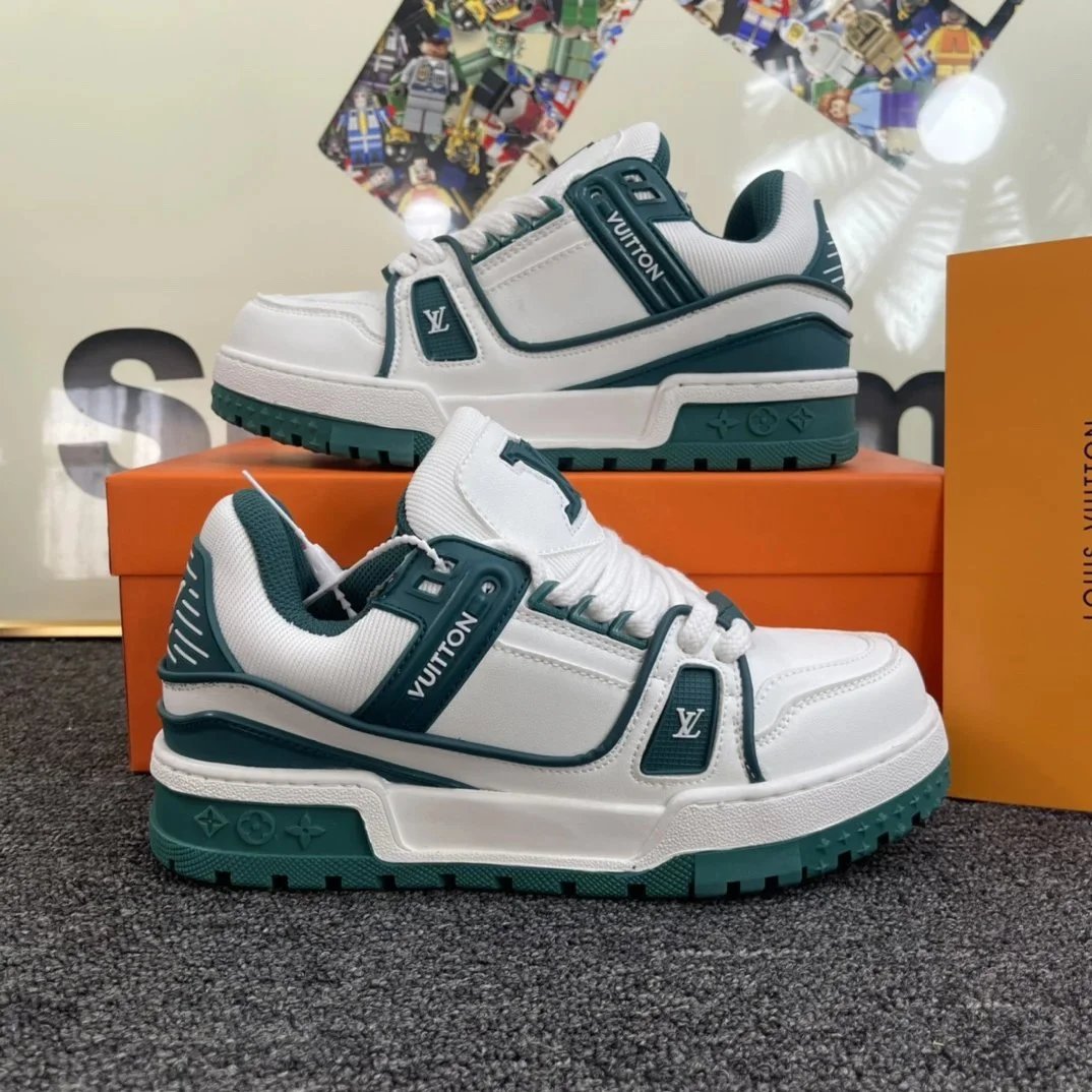LV Louis Vuitton Trainer Sneaker Shoes ( 36 + styles) - Thumbnail 4