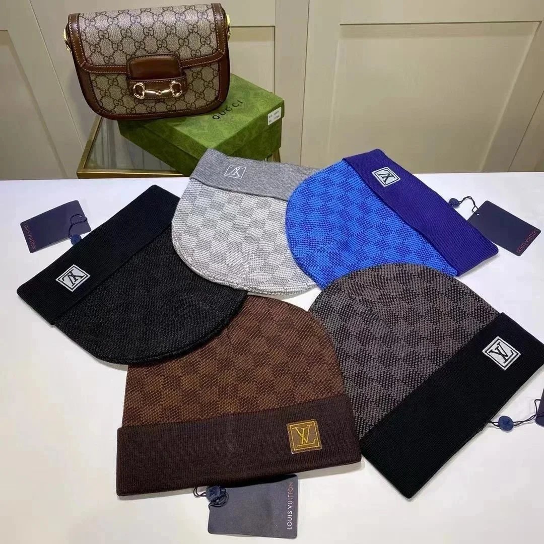 LV Louis Vuitton Beanie & Scarf - Thumbnail 5