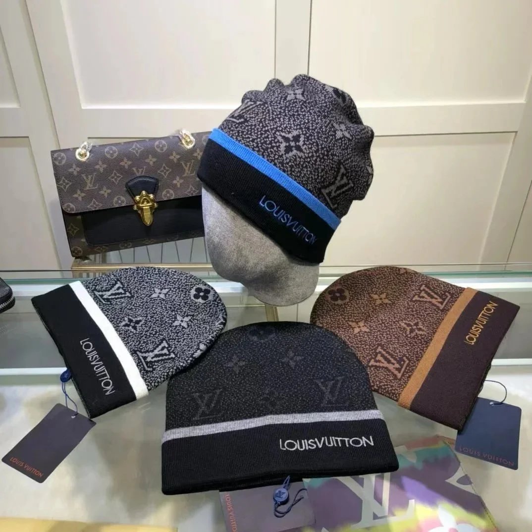 LV Louis Vuitton Beanie & Scarf - Thumbnail 7