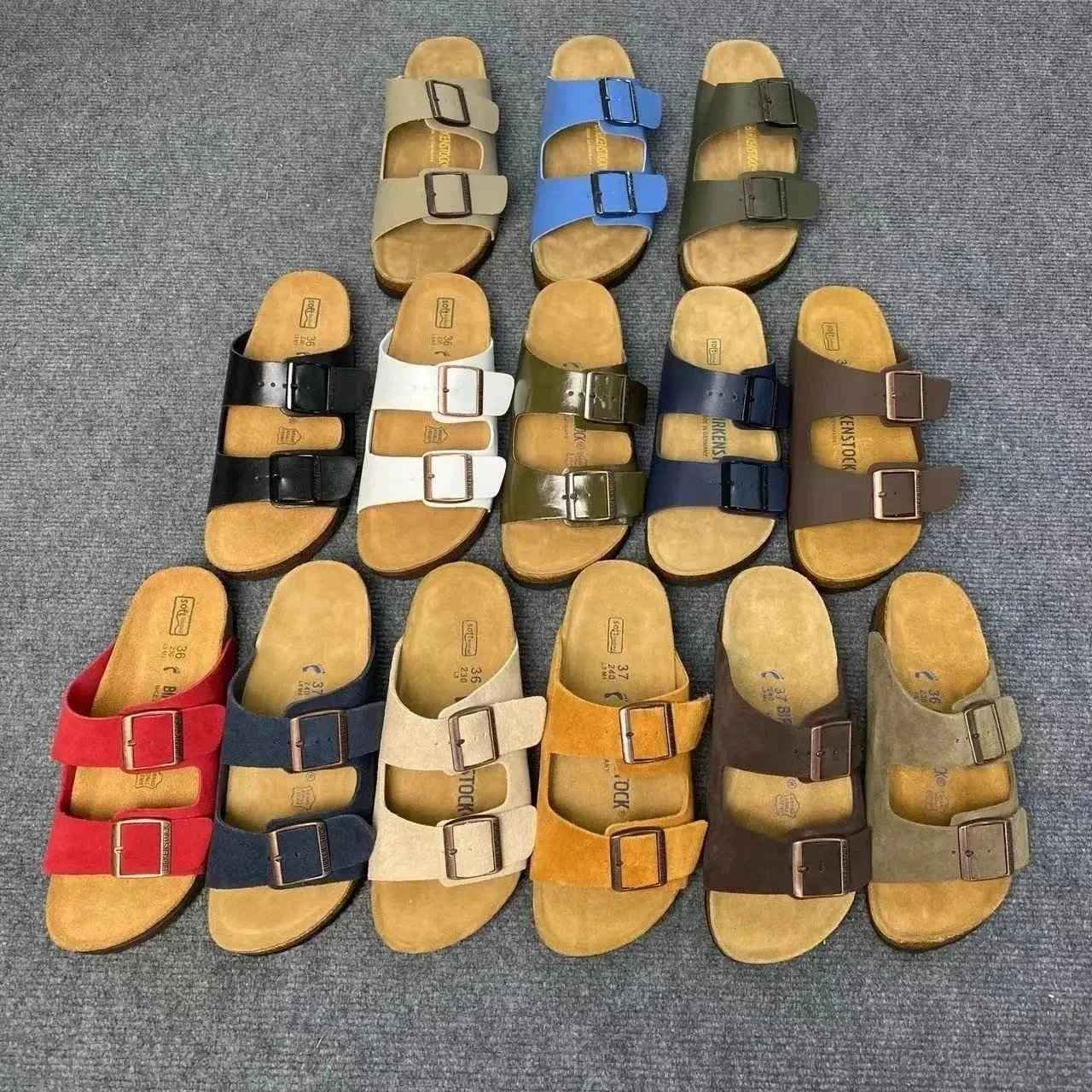BIRKENSTOCK Plush Slippers（36 styles） - Thumbnail 5