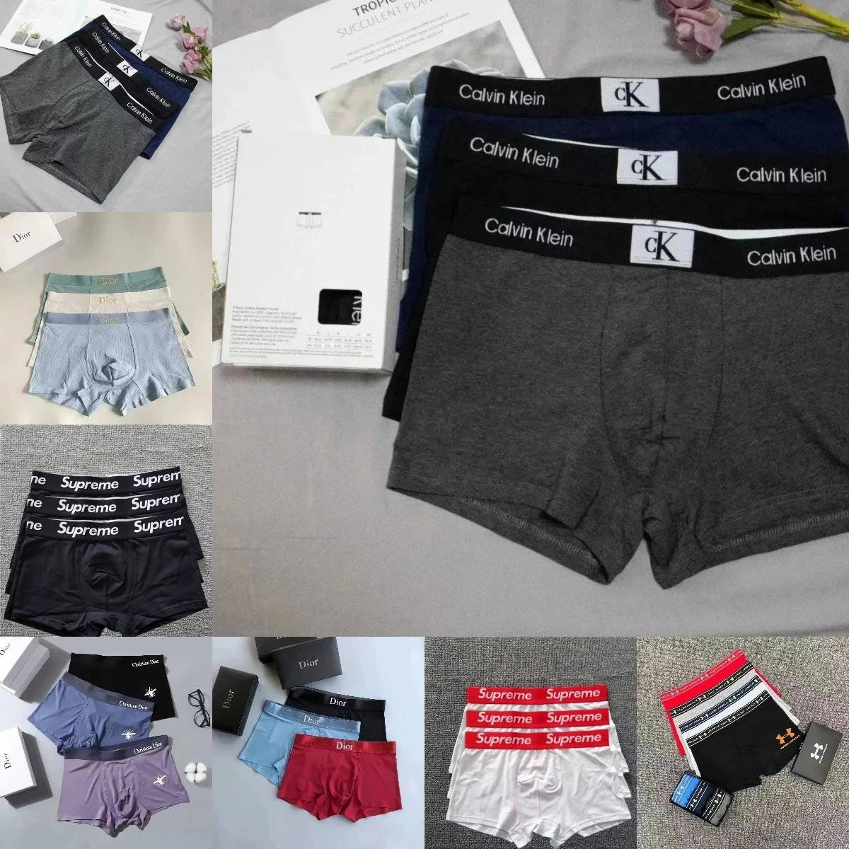 CK & Dior underwear (30+tyle)