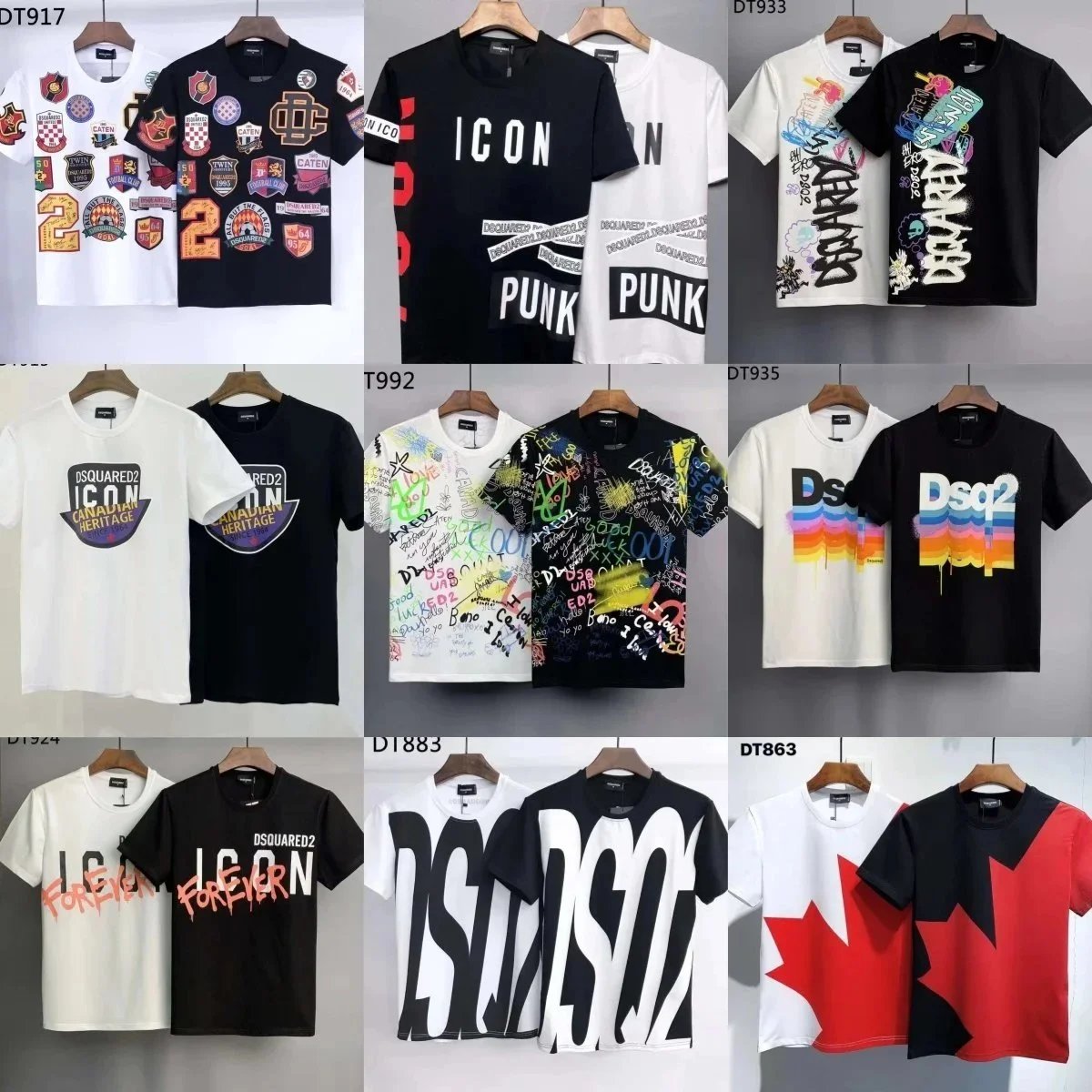 Dsquared2 T-shirt Tee (40 Styles)