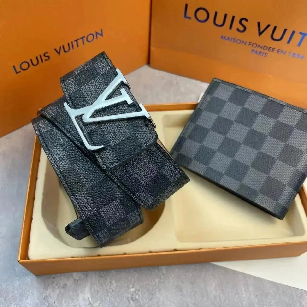 Ferragamo&Hermes&Burberry&Gucci&LV Belt Wallet Gift Box - Thumbnail 13