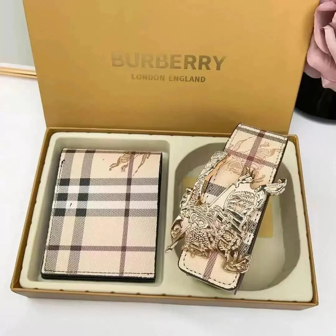Ferragamo&Hermes&Burberry&Gucci&LV Belt Wallet Gift Box - Thumbnail 14