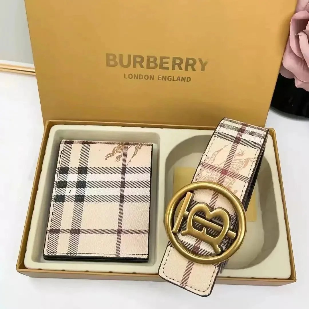 Ferragamo&Hermes&Burberry&Gucci&LV Belt Wallet Gift Box - Thumbnail 15