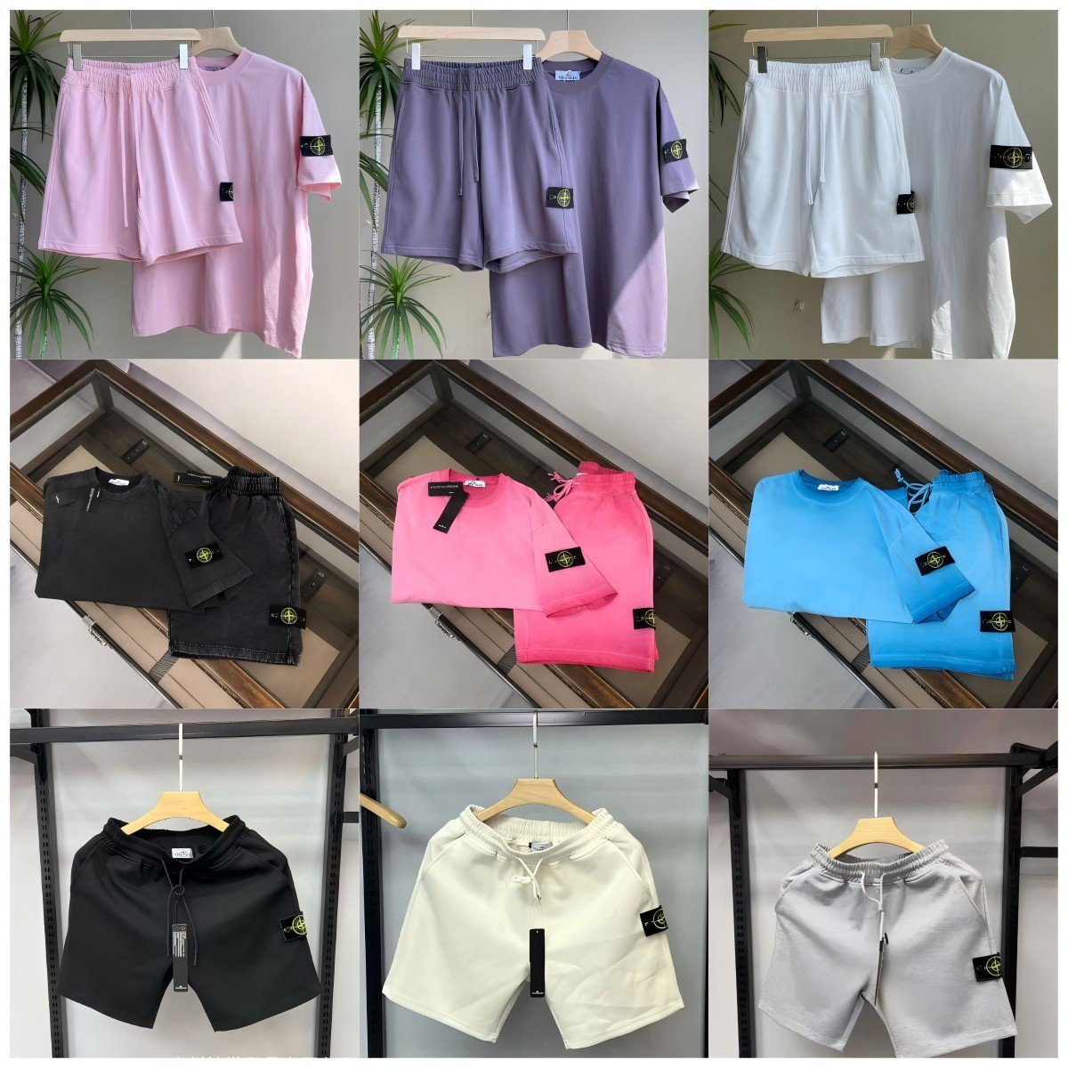 Stone Island t-shirt Shorts Suits(40 style)