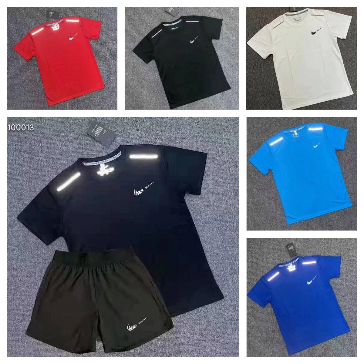 Nike sports T-shirt shorts suit set(30)