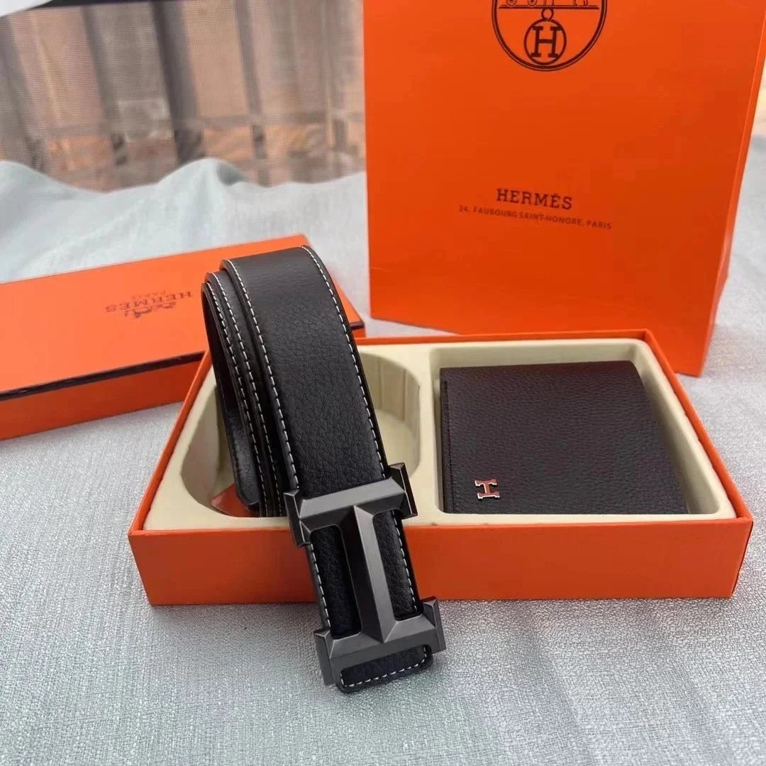 Burberry Hermes Belt - Thumbnail 4