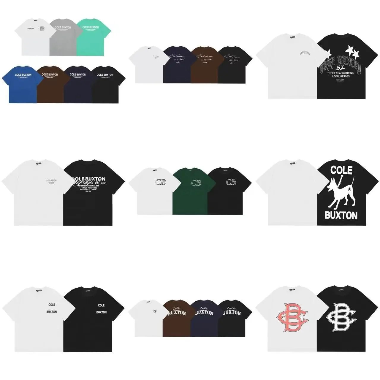 ColeBuxton T-shirt(35 styles)