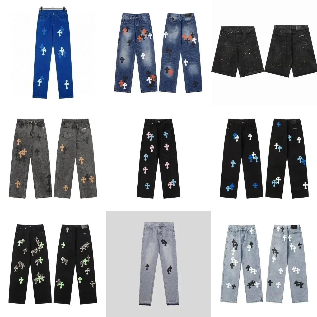Chrome Hearts Jeans High version ( 38+ styles)